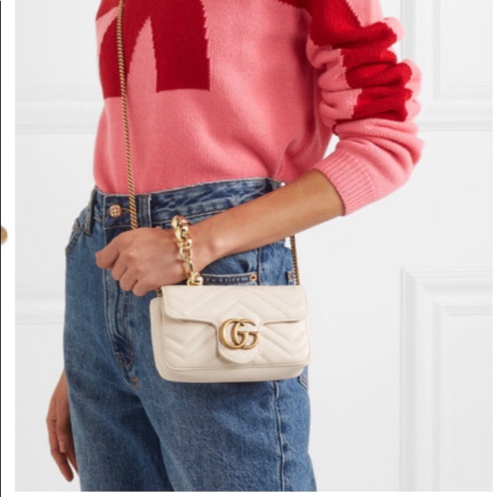 Gucci Marmont super mini quilted leather bag